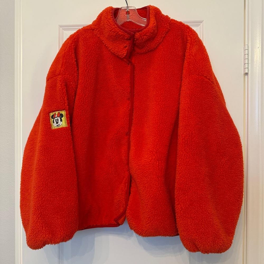 NWOT Sherpa Disney Mini Mouse Jacket 2X
